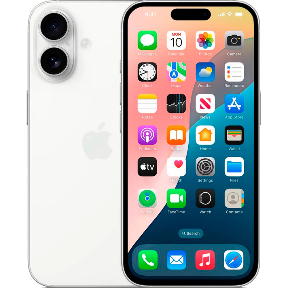 Смартфон Apple iPhone 16 128 ГБ White (Белый) купить в