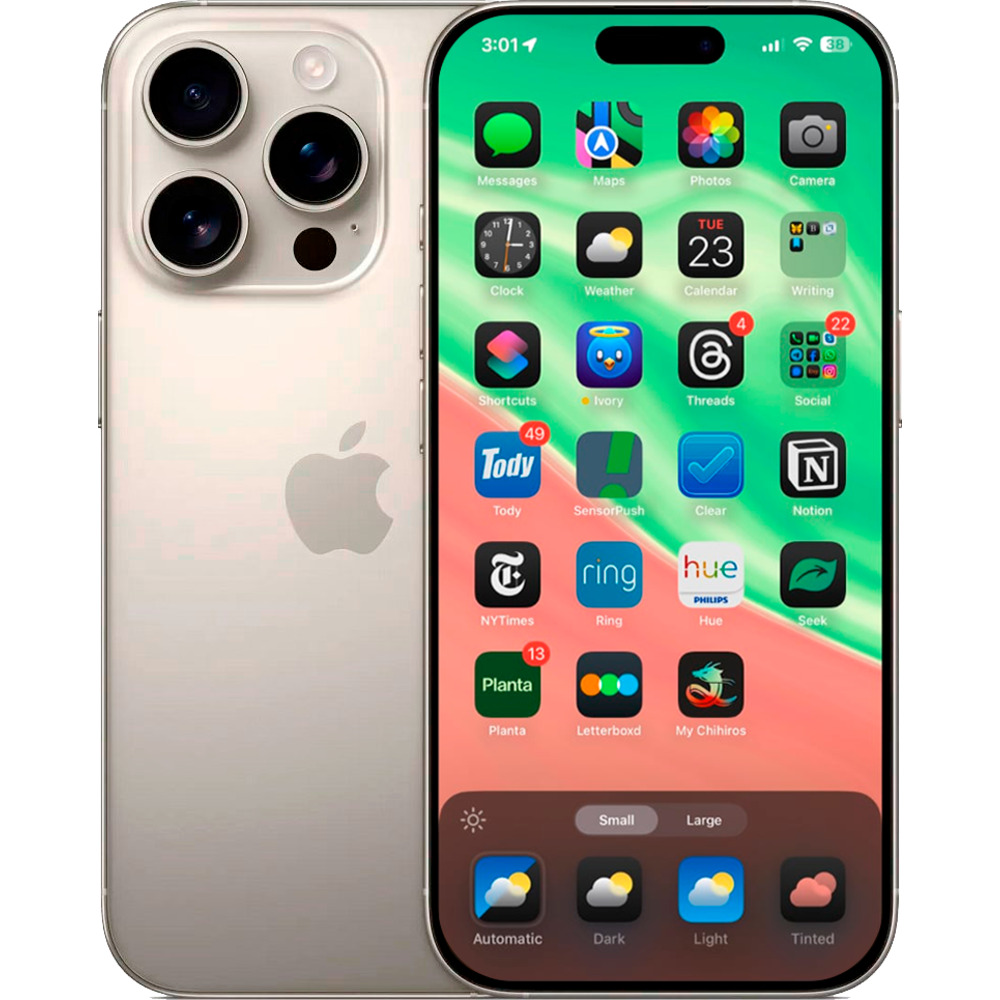 Смартфон Apple iPhone 16 Pro Max 256 ГБ натуральный титан eSIM купить по цене от 87 890 ₽ в Новосибирске