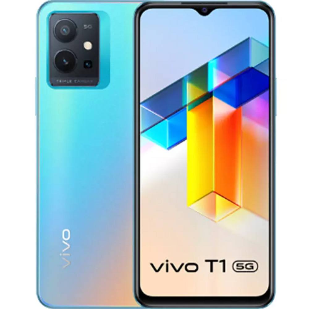 Смартфон Vivo T1 5G 8/128 ГБ голубой купить по цене от 22 990 ₽ в  Новосибирске