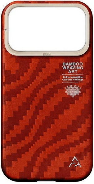 чехол arinity bamboo arinity shadow 17 pro-pro max красный 2