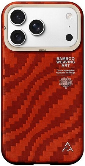 чехол arinity bamboo arinity shadow 17 pro-pro max красный 1