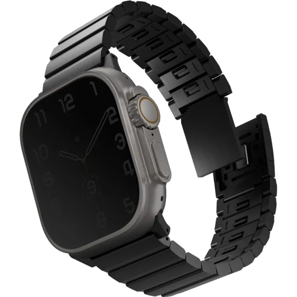 Ремешок Стальной UNIQ STROVA MAG для apple watch 44454649 (черный) 1