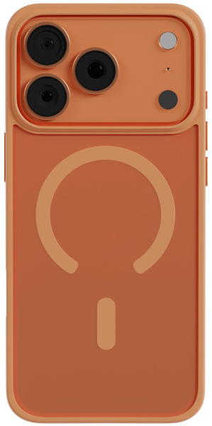 Чехол AceCase Soft Rim для iPhone 17 Pro Max оранжевый