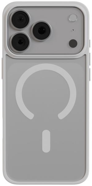 Чехол AceCase Soft Rim для iPhone 17 Pro Max белый