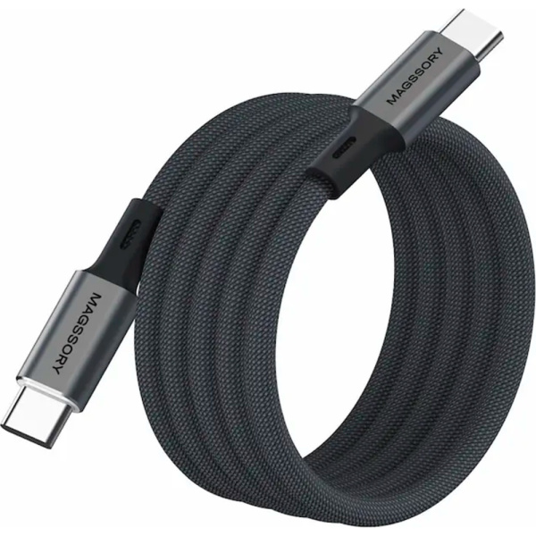 Magnetic cable Magssory 60W Black 1