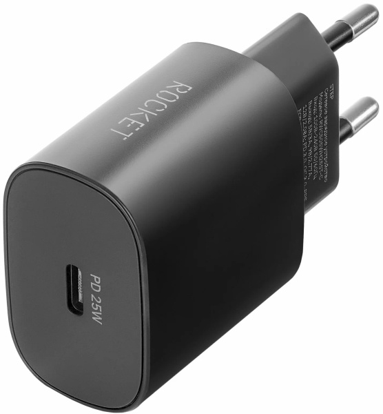 Сетевое зарядное устройство ROCKET Step 25W, USB-С ч