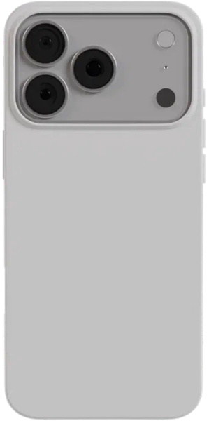 Чехол AceCase Soft Shell для iPhone 17 Pro белый