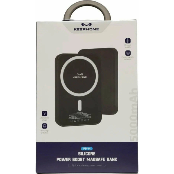 PowerBank KeepHone Magsafe 5000mAh черный 4