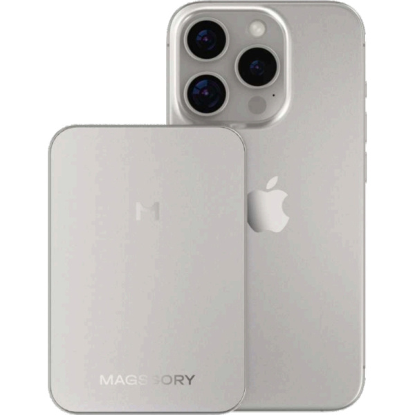 беспроводной внешний аккумулятор magssory zero 5000 mah wireless power bank 1