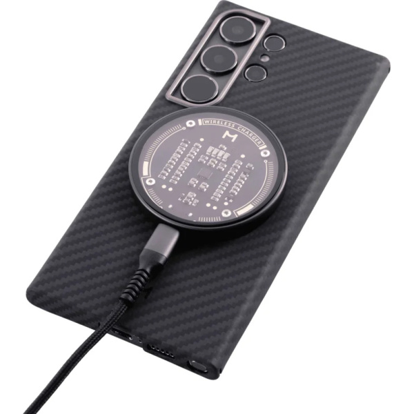 Беспроводное зарядное устройство Magssory Robo Design 2в1 черный 4