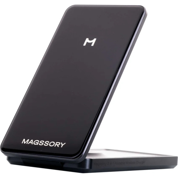 Беспроводное зарядное устройство Magssory FLIP Design 3в1 черный 1