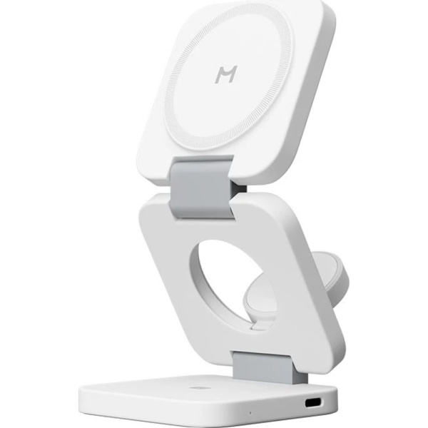 Беспроводное зарядное устройство Magssory FLEX 3в1 белый 1