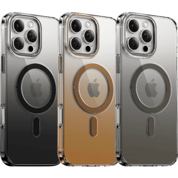 Чехол Keephone AURORA PRO iPhone 16 Pro Max прозрачно-серый 2