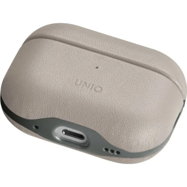 Чехол UNIQ Lyden для Airpods Pro 2 бежевый кожа 3