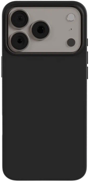 Чехол AceCase Soft Shell для iPhone 17 Pro Max Черный