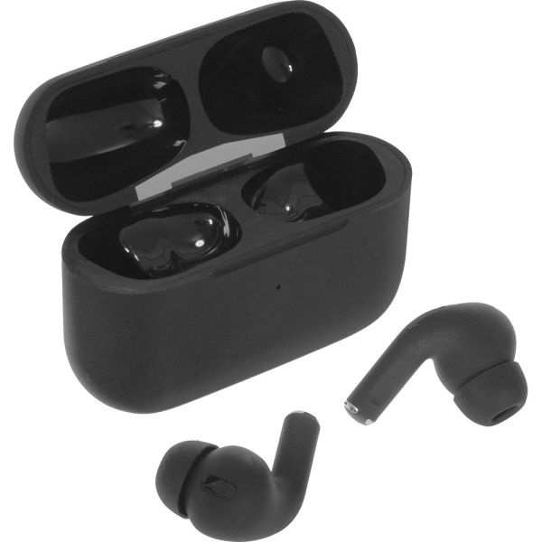 Беспроводные наушники Deppa с микрофоном Air Pro, TWS, BT 5.0, зарядный футляр 250 мАч черный 4