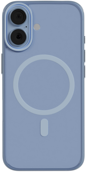 Чехол AceCase Crystal Shield для iPhone 17 Синий