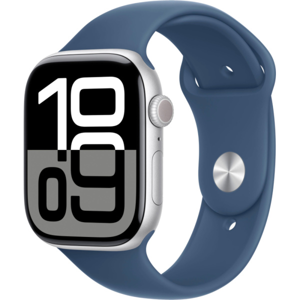 Смарт-часы Apple Watch Series 10 из алюминия 46 мм ML серебристый MWWM3 2