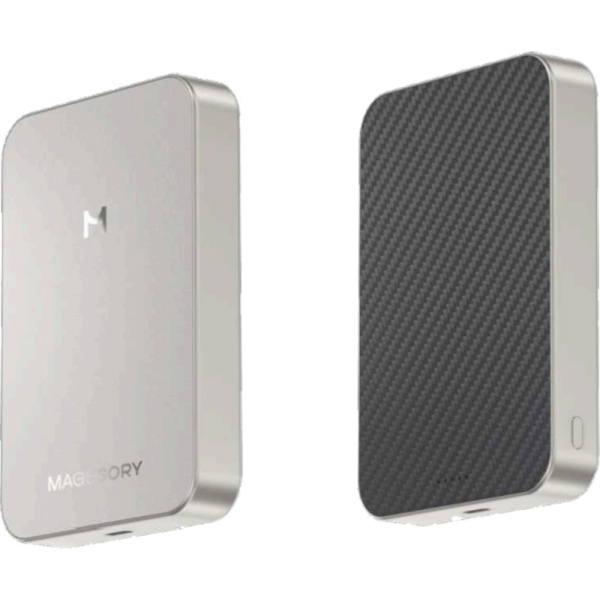 беспроводной внешний аккумулятор magssory zero 5000 mah wireless power bank 3