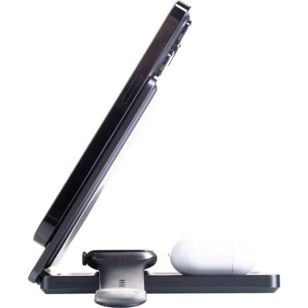 Беспроводное зарядное устройство Magssory FLIP Design 3в1 черный 3