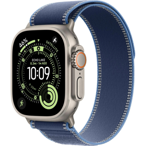 Смарт-часы Apple Watch Ultra 3, 49 мм, Natural Titanium Bright Blue Trail ML 5G 1