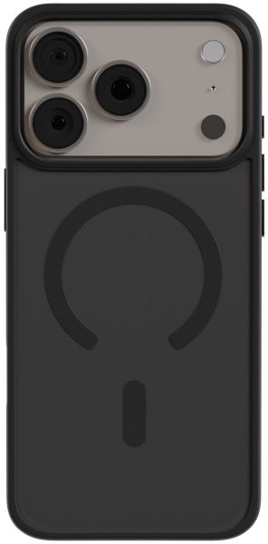 Чехол AceCase Soft Rim для iPhone 17 Pro Max Черный