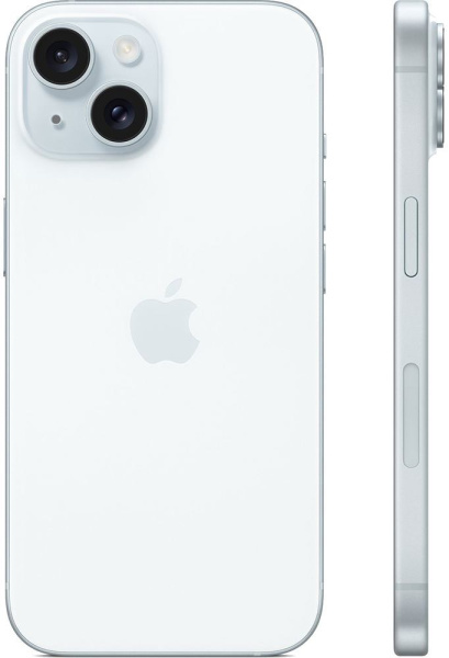Смартфон Apple iPhone 15 голубой 2