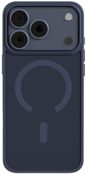 Чехол AceCase Soft Rim для iPhone 17 Pro Max синий