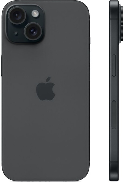 Смартфон Apple iPhone 15 черный 2