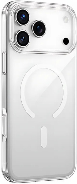 Чехол AceCase Crystal Shield для iPhone 17 Pro Max белый (1)